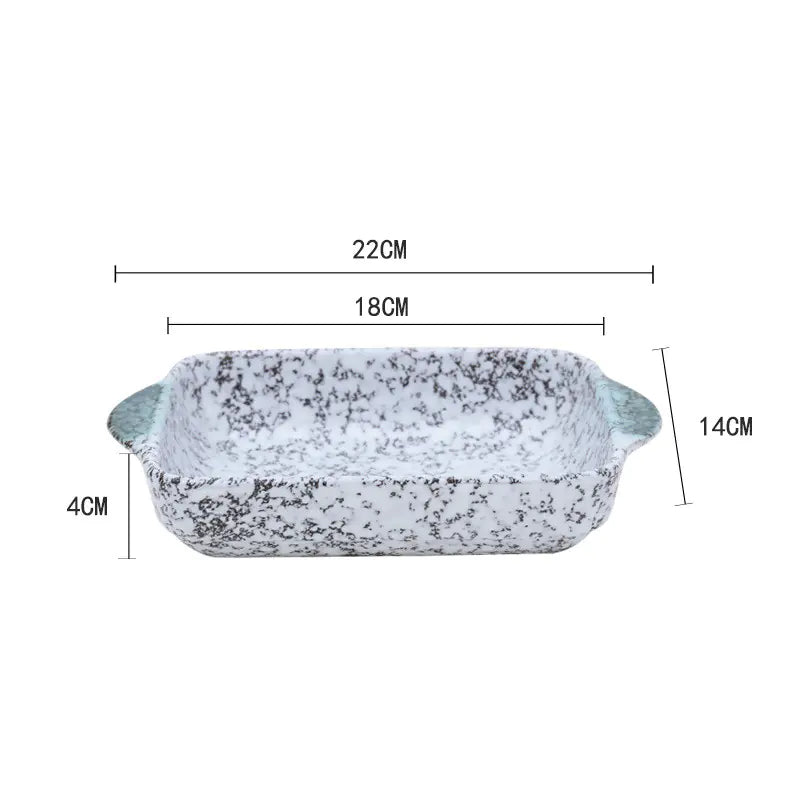 Creative Ceramic Baking Bowl for Microwave Use