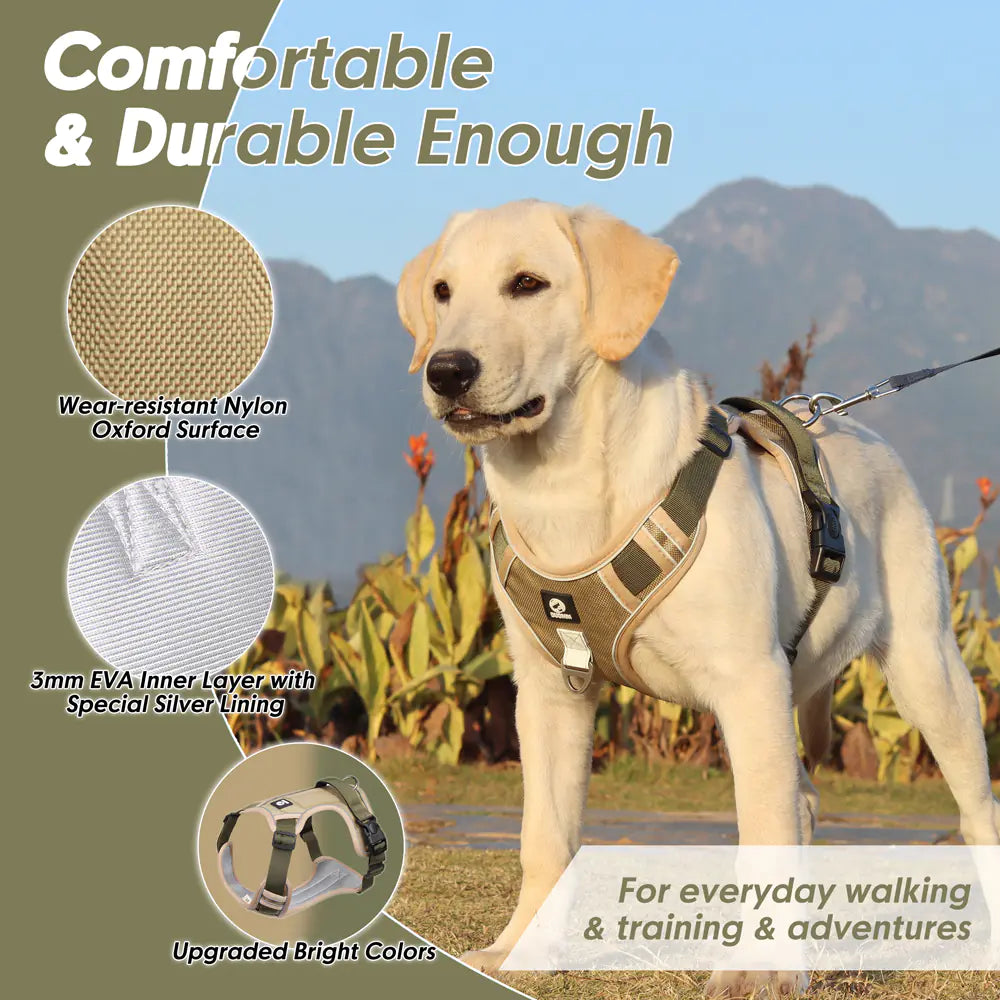 Reflective No Pull Dog Harness with Control Handle